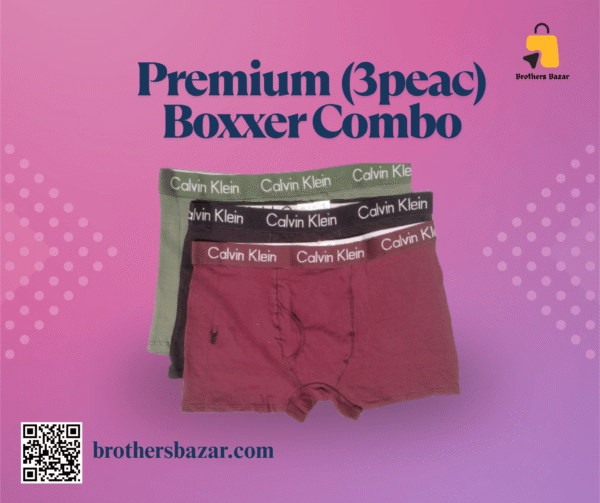 Premium Anti Bacterial (3 peac) Ck Boxxer XXL 38-40 inches - Image 2